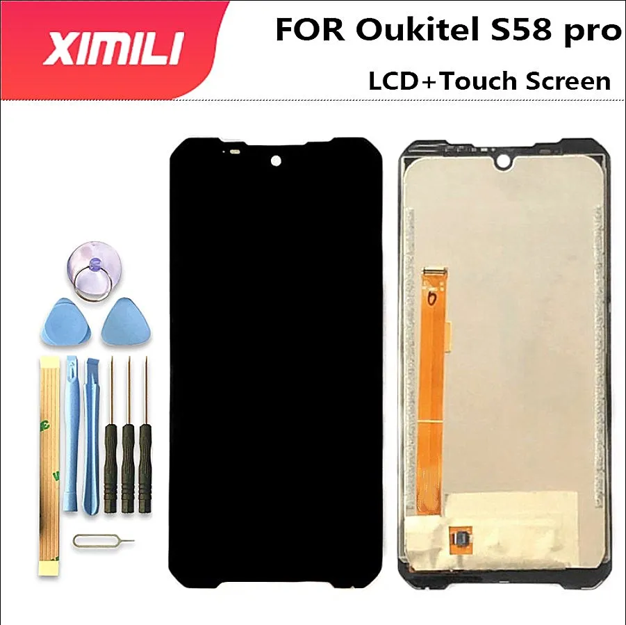 

100% Original New Tested For Oukitel S58 PRO LCD Display + Touch Screen Digitizer Assembly For Oukitel S58PRO Replacement