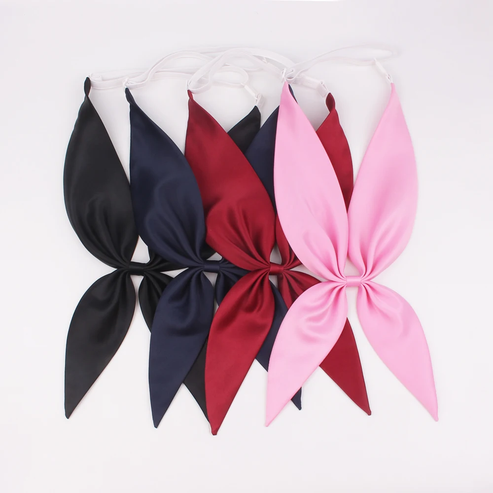 Ladies Bow tie Classic Shirts Bow Tie For Women Business Bowknot Student Solid Bow Ties JK Butterfly Girls Suits Bowties