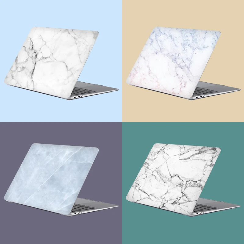 

DIY Marble Laptop Case Macbook Air Pro Protective Shell Waterproof Case for MacBook A1278 / A1465 / A1706 / A2141 / A1708