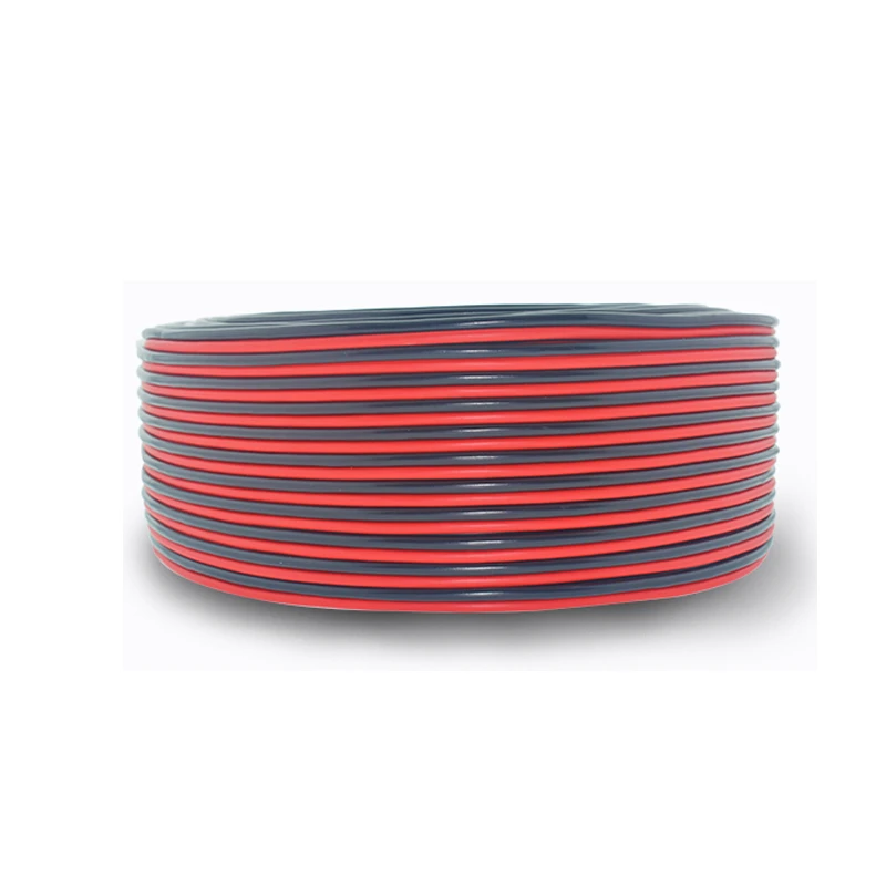 2 Pins Extension Cord 12AWG 14AWG 16AWG 18awg 20AWG Black And Red 2 Conductor Parallel Line Soft And Flexible Silicone Wire