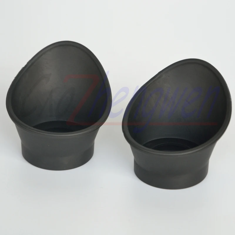 FYSCOPE 2Pcs/Set Upgrade Microscope Rubber Eyepiece Cover Guards For Stereo Microscope Monocular Large Eyepiece Guards