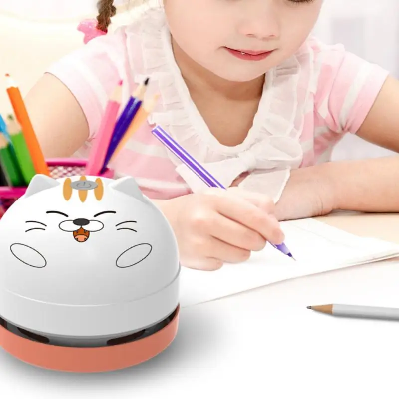 Mini aspirateur de bureau avec chargement USB, poignées de table amovibles, nettoyeur de poussière pour livres, miettes, piano, ordinateur