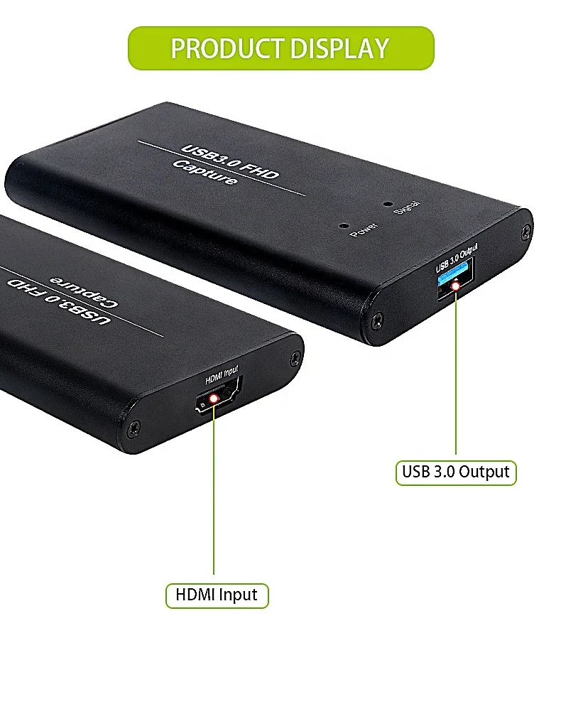 4K 1080P USB 3.0 Video Capture Box Voor PS4 Wii Xbox Telefoon TV STB Game Opname Conferentie computer PC Live Streaming