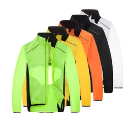MILOTO Bicycle Rain Jackets for Men, Breathable, Reflective, Waterproof, Cycling, Long Sleeve, Windproof, Outdoor Sports Raincoa
