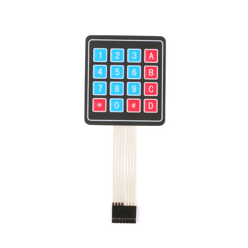 Membrane Switch Matrix Array Keyboard Keypad Control Panel Pad DIY Kit For Arduino 1 2 3 4 5 12 16 20 Key Button 3*4 4*4 4*5