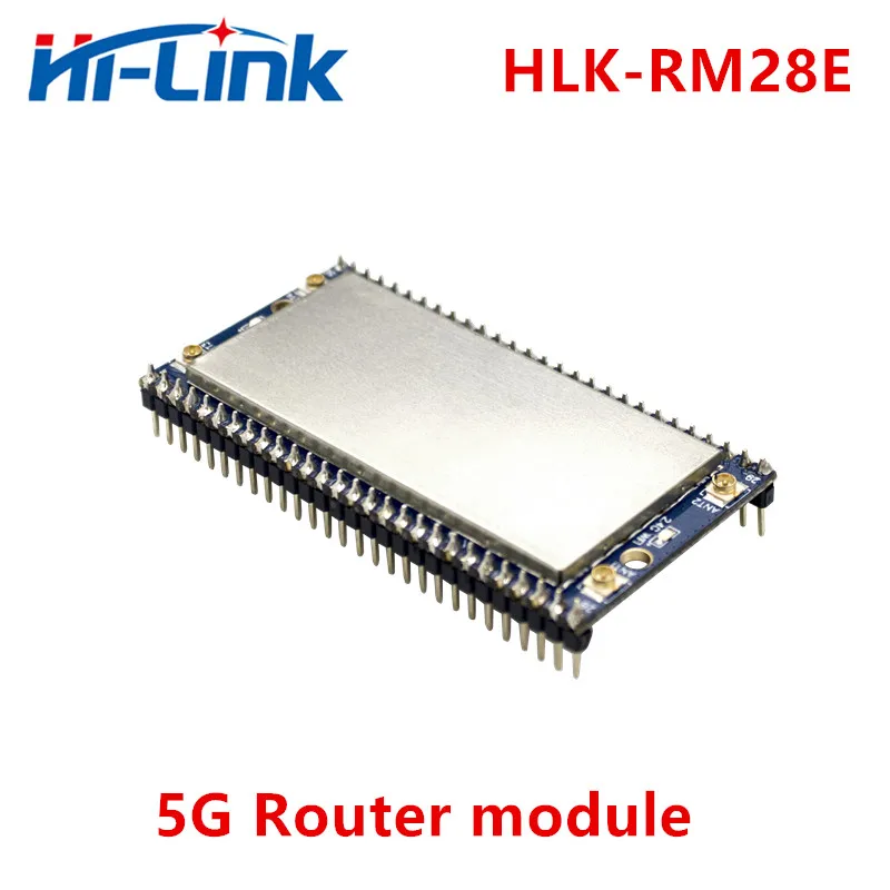 Free shipping HLK-RM28E wireless WIFI MT7628D smart wifi router AP WIFI 2.4G 5G dual band router module