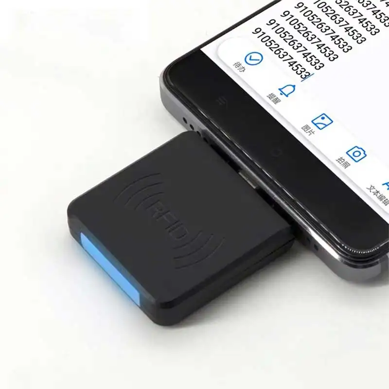 Lector de tarjetas con Chip inteligente RFID, compatible con Windows /Android, OTG, NFC, 13,56 MHZ