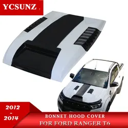 Car Accessories Bonnet Scoop Hood Protector For Ford Ranger Wildtrak T6 2012 2013 2014 Double Cabin YCSUNZ