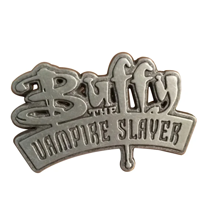 Buffy The Vampire Slayer retro badge BTVS 90s Joss Whedon fans gift