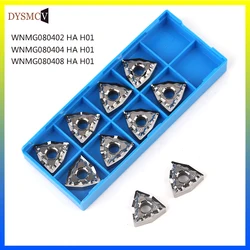 WNMG080402 WNMG080404 WNMG080408-HA H01 Aluminum Turning knife Insert External Round Turning Cutter WNMG Series Turning Insert