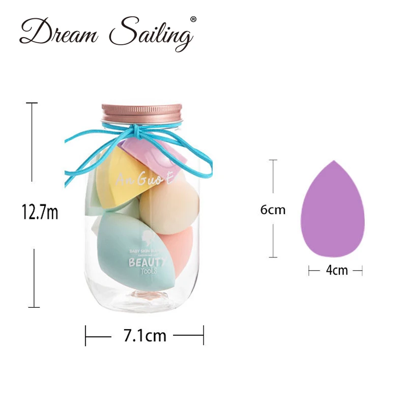 Make Up Tools 8 pcs Sponge Professional Cosmetic Puff Cute Foundation Concealer Powder Beauty Sponge Puff Cosmetic Accessories