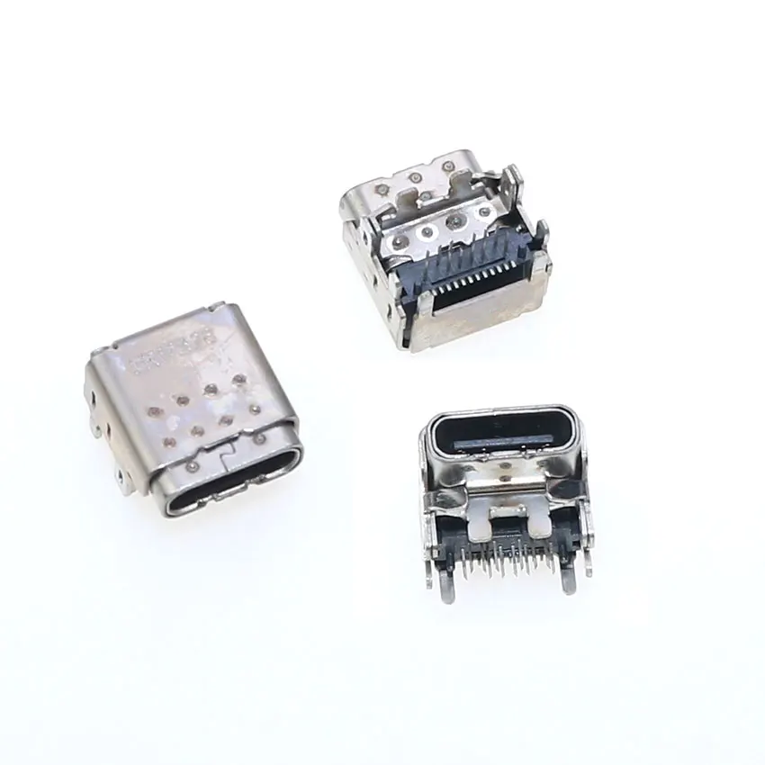 1-5PCS 12Pin 24Pin SMT Socket Connector Micro USB Type C 3.1 Female Placement SMD DIP PCB design DIY high current charging