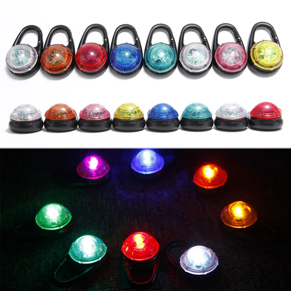 Waterproof Dog LED Pendant Cat Puppy Glowing Night Safety Pet Leads Necklace Luminous Bright Decor Light Up Clip-on Collars