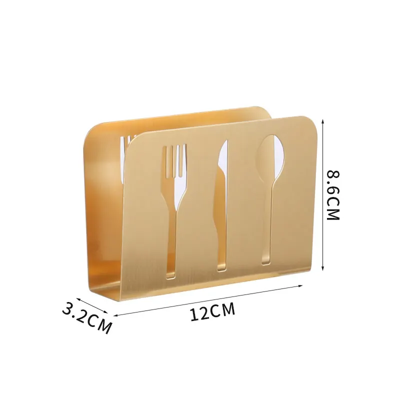 

Nordic Table Decoration Napkin Holder Rack Gold Plated 304 Stainless Steel Storage Tower Holder Tissue Paper Dispenser For Hotel