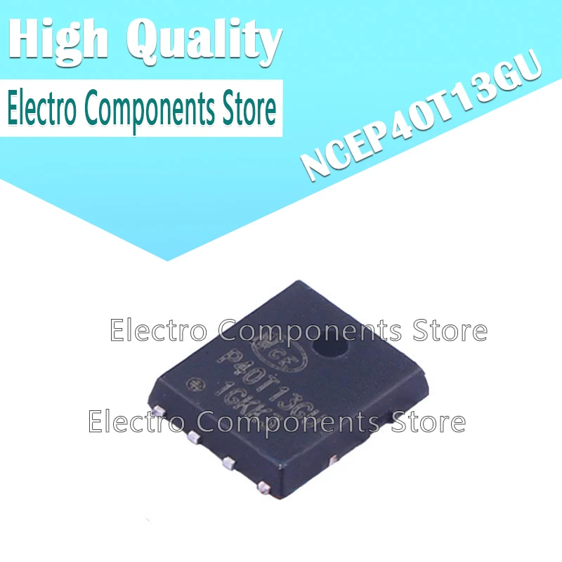 10 Buah/Lot NCEP40T13GU DFN5 * 6-8L MOS FET (Penanda P40T13GU) P40T13GU MOS Transistor Efek Medan