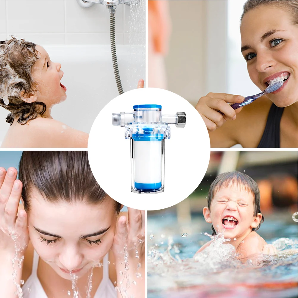 Pre-Filter เปิดใช้งานคาร์บอนกรองครัวเรือนขนาดเล็ก PP ผ้าฝ้ายกรองฝักบัวเครื่องทำน้ำอุ่นเครื่องซักผ้าก๊อกน้ำห้องครัว