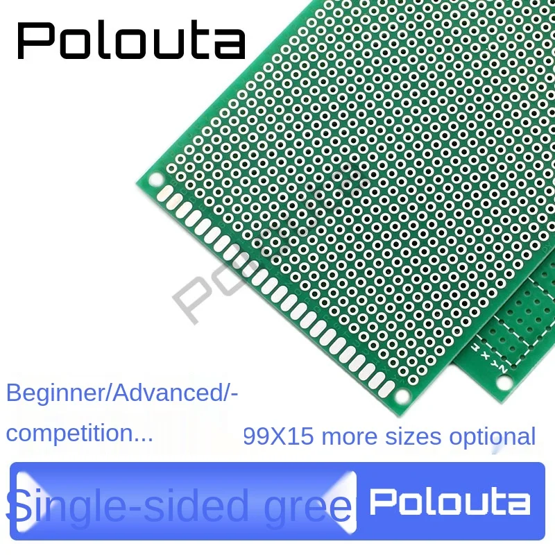 Placa de proteção de solda de 1 face 15*20 para pcb de fibra de vidro com óleo verde