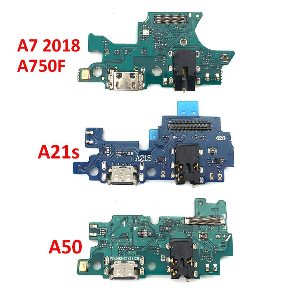 New Repair Charging Port Connector Board Flex Cable For Samsung A02S A12 A10 A10S A20 A20S A21S A30 A30S A40 A50 A50S A750