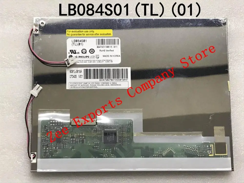 8.4 Inch LCD LB084S01-TL01 LB084S01(TL)(01) LB084S01 TL01  100% tested Original for Industrial Equipment