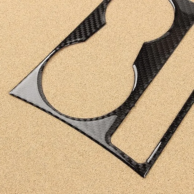 Real Carbon Fiber Car Center Console Water Cup Holder Panel Cover Trim for Audi A4 B8 A5 2009 2010 2011 2012 2013 2014 2015 2016