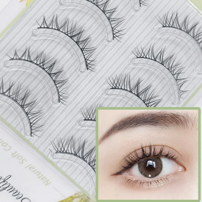 Icycheer 3 Đôi Túi Đeo Chéo Dài Eyelashsn Mỏng Mềm Mại Tự Nhiên Lông Mi Giả Trang Điểm 3D Hàng Mi Nối Dài Mi