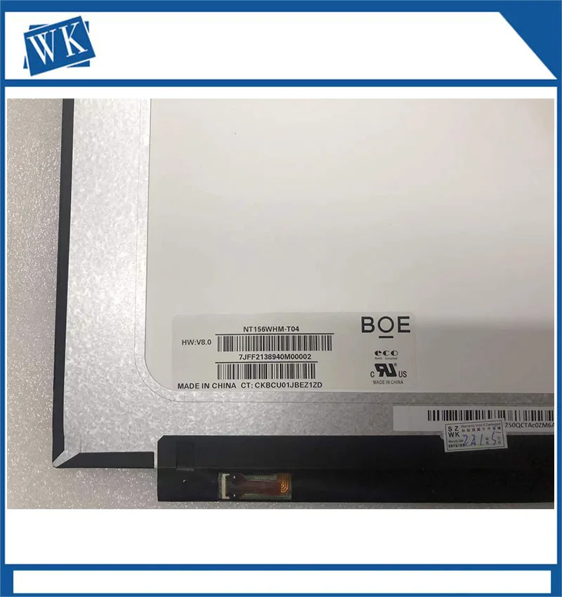 NT156WHM-T04 for HP 15-DW 3056 cldokunmatik matris LCD ekran/dizüstü LCD ekranı HD 1366X768