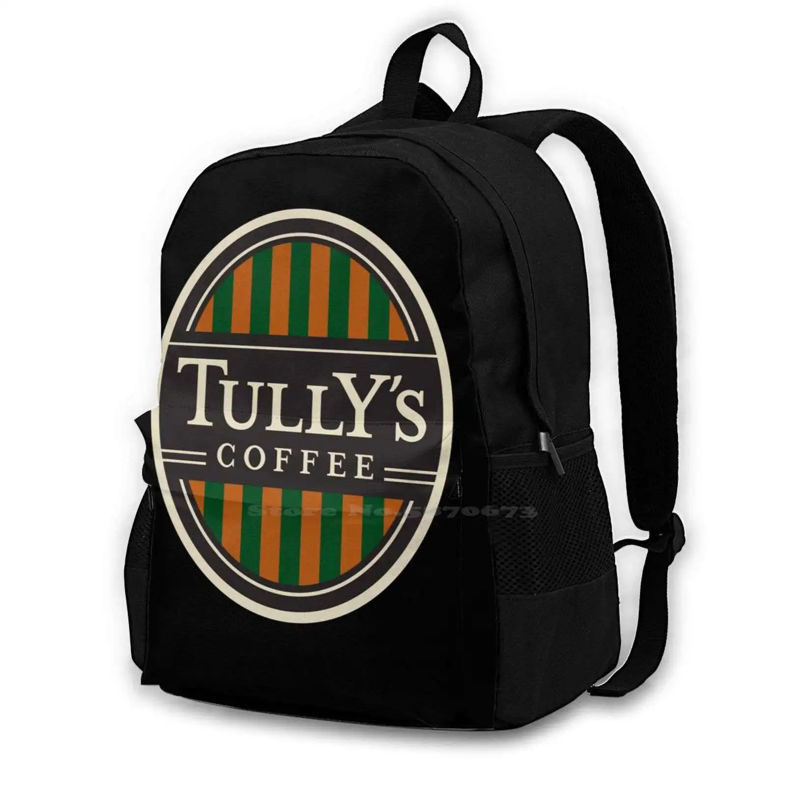 

Tully'S Coffee-Japanese Cafe New Arrivals Unisex Bags Student Bag Backpack Japanese Anime Eatyourkimchi Travel Ramen Craft