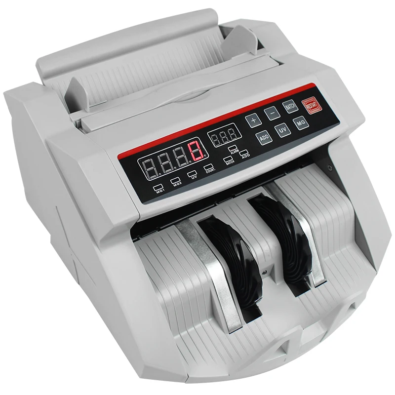 LED Money detector cheap bill counter machine UV/MG money counting machine banknote counter cash counting machine for USD/EURO