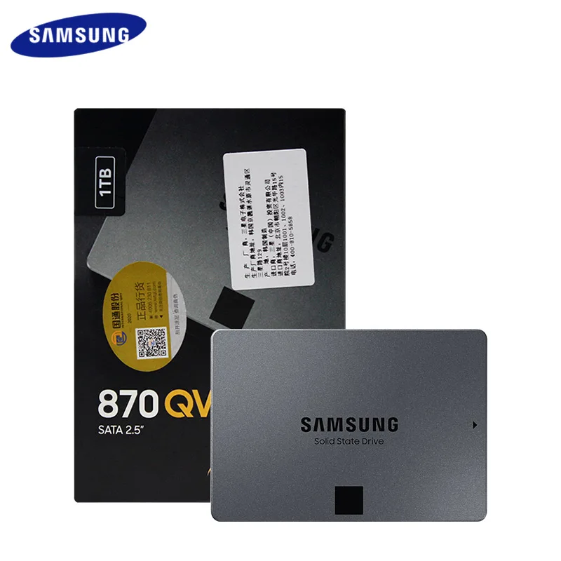 Samsung-ソリッドステートハードドライブ,100% オリジナル,870 qvo ssd,2テラバイト,1テラバイト,2.5 \