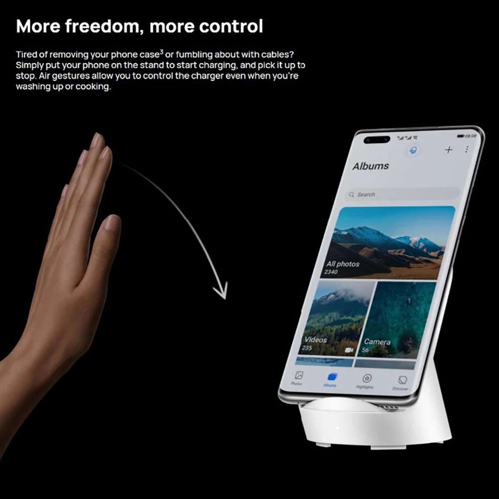 شاحن هواوي لاسلكي 50 وات CP62R شحن ممتاز لهاتف هواوي ميت 40 برو ميت 30 برو P40 برو آيفون سامسونج الأصلي هواوي CP62 R