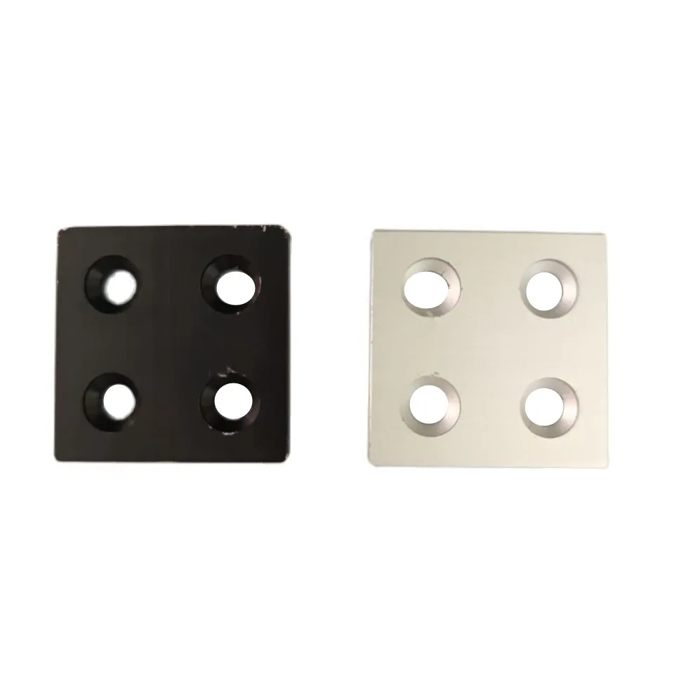 4 Bộ Nhôm 4040 Hồ Sơ Cấp Ốp Nắp Đĩa Với 4 Lỗ 4040 EU Nhôm Hồ Sơ Phụ Kiện Với 4 ốc Vít