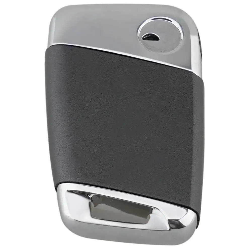 Coque de clé télécommande à 3 boutons, pliable, avec lame d'insertion, pour Volkswagen Magotan B5