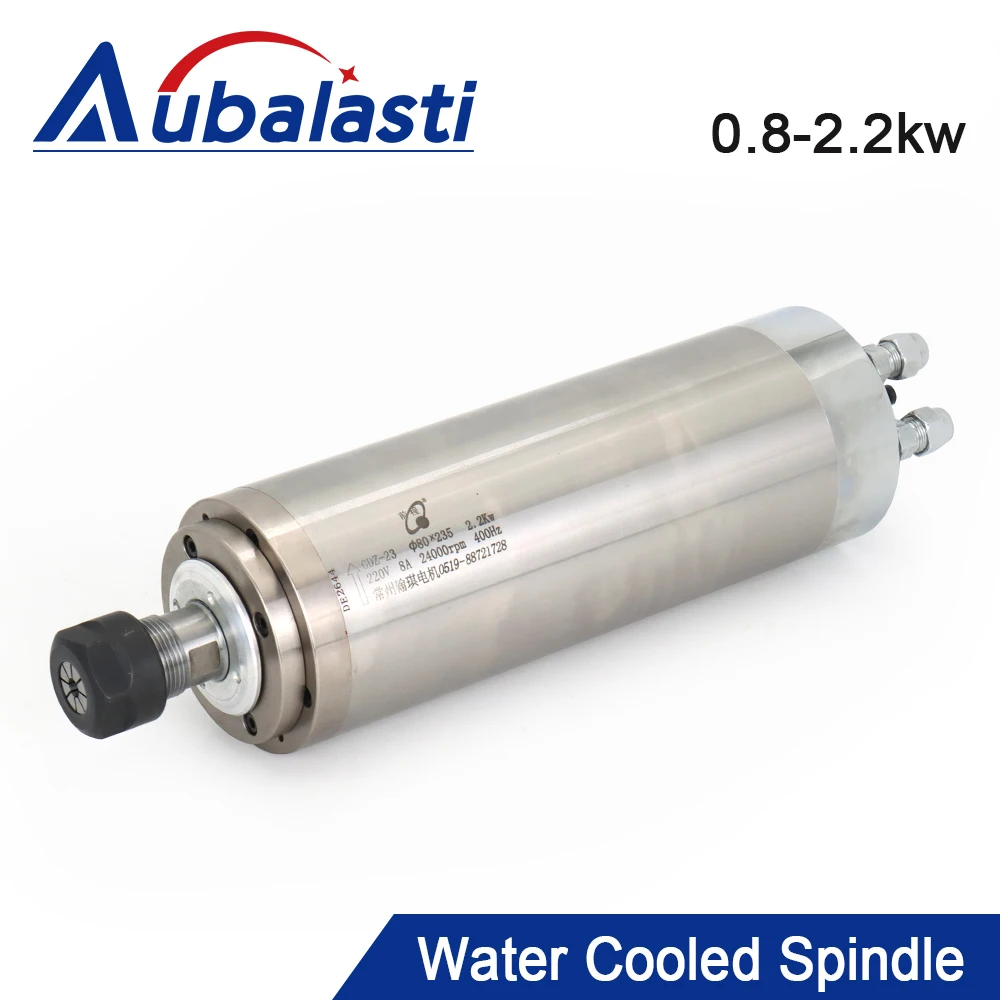 Eixo Cnc Motor com 220 kw Mandril com Rolamento p4 380 v de Diâmetro 80 mm Er20 44a Máquina de Giro para Roteador Cnc