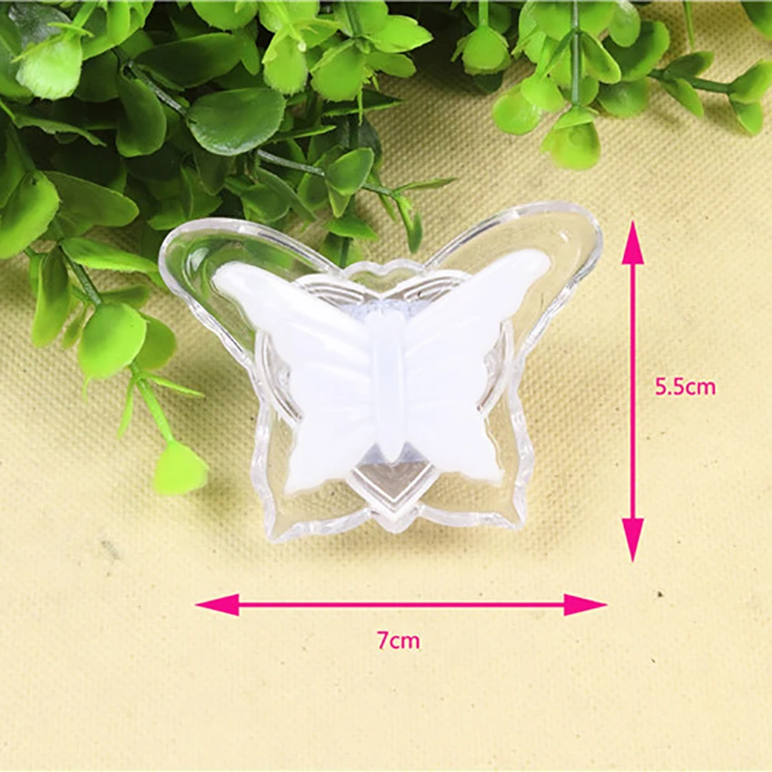 Plug-in Night Light for Kids Butterfly Shape Colorful Gradient LED Light Night Lighting for Baby Room, Bedroom, Bedside