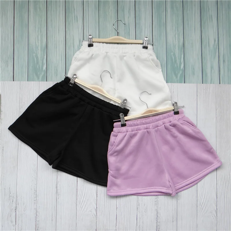 Sommer Sport Bike Shorts Frauen Lose Hohe Taille Breite Beine Atmungs Hause Casual Heißer Dünne Abschnitt Frauen Einfache Lila Shorts