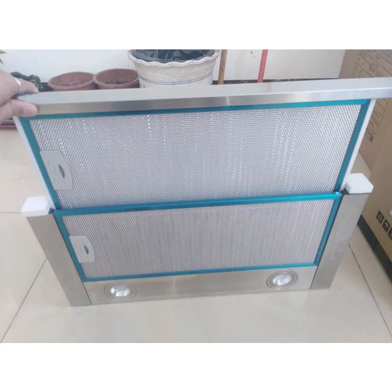 600 مللي متر سحب نوع جزءا لا يتجزأ المطبخ هود صغير الفولاذ المقاوم للصدأ فندق غطاء فوق البوتاجاز لإخراج الأدخنة شقة أغطية أواني طبخ المنزلية