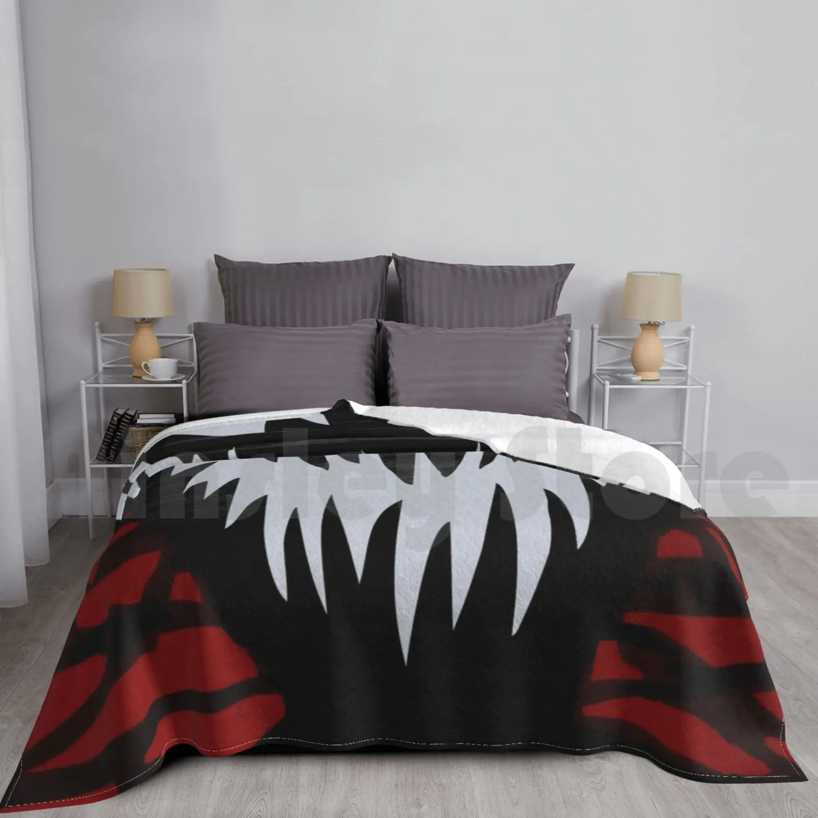 Carnage Smile Blanket Fashion Custom Carnage Spider Venom Mouth