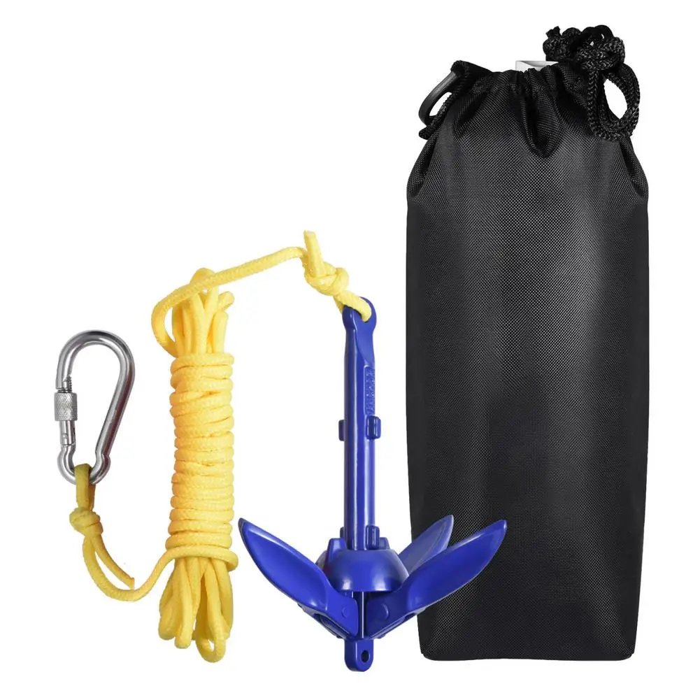 1Set Complete Kayaking/paddle Board Anchoring Kit Kayak Anchor Kayak Canoe Motorboat SUP Paddle Board Boat Anchor Dropshipping