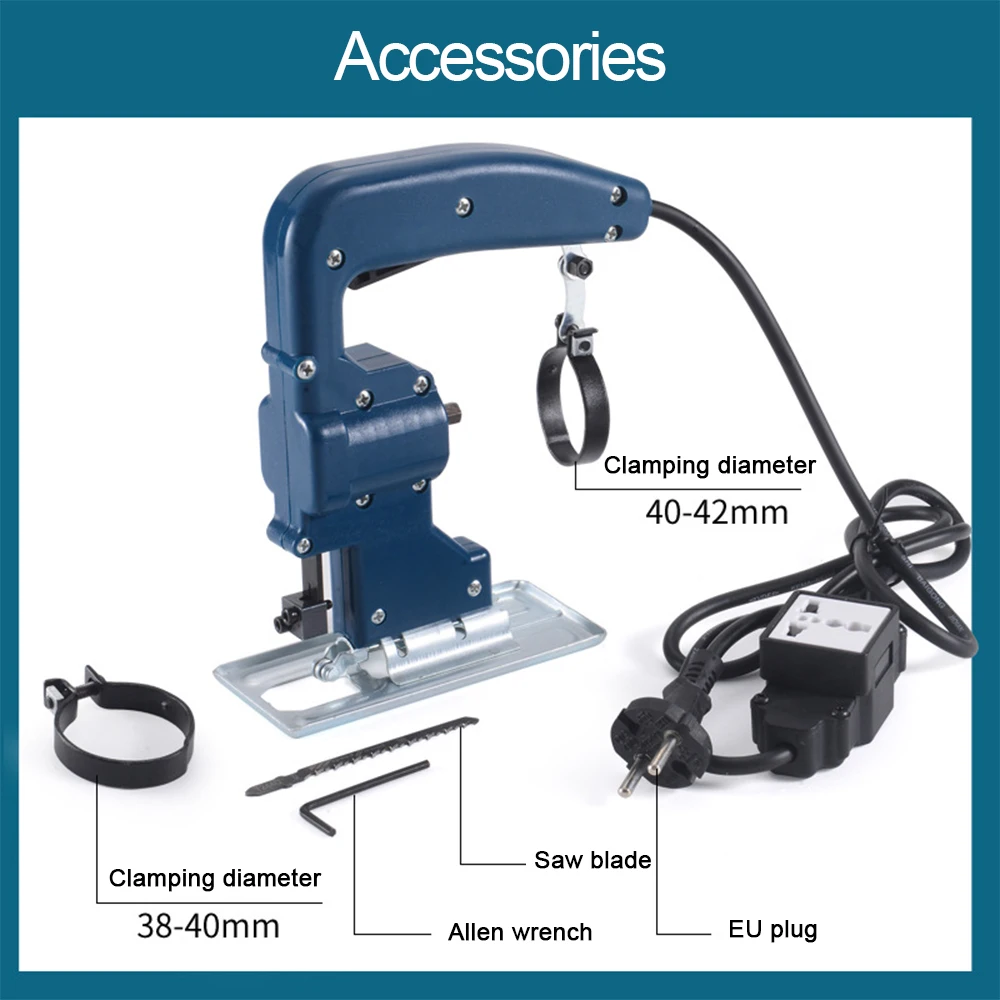 ALLSOME Portable Jig Saw Bracket Electric Drill Modified Household Electric Saw Curve Cutting Handheld Wire Cutter DIY Saw