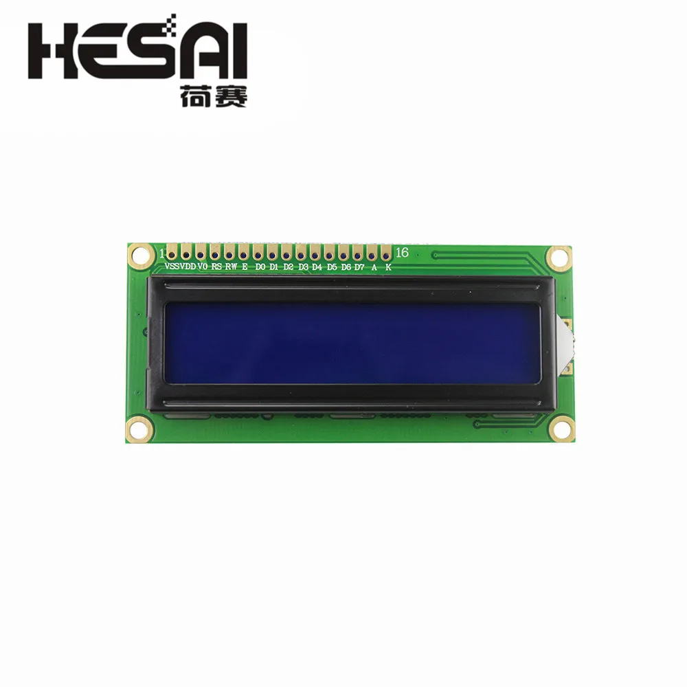 1602 Lcd Module Blauw/Geel Groen Scherm Met Iic/I2c 16X2 Lcd Backlight Module LCD-1602 + I2c Iic 5V Voor Arduino Diy Kit