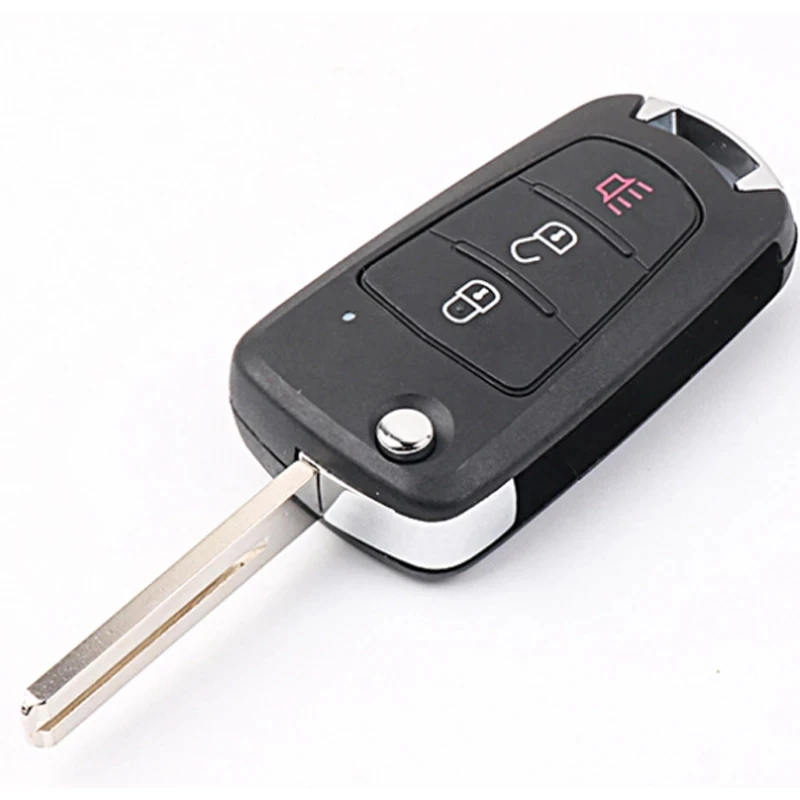 Keychannel 3 Buttons Flip Car Remote Car Key Shell For GREAT WALL WINGLE STEED 5 6 HAVAL HOVER H5 Folding Key Cover TOY40 Blade