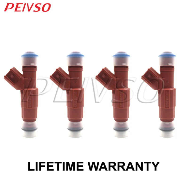 

PEIVSO 4pcs 0280156161 3S4G-AB Fuel Injector For MERCURY MILAN PREMIER 2.3L L4 2006~2007