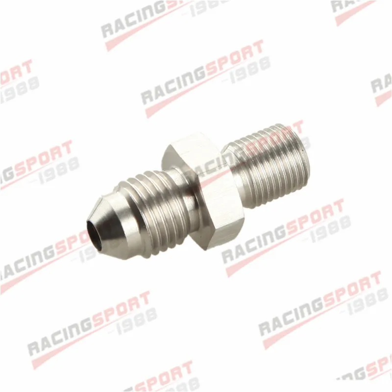 

New Stainless Steel AN-4 AN4 To 1/8" BSP BSPP Straight Adapter Adapter Fitting