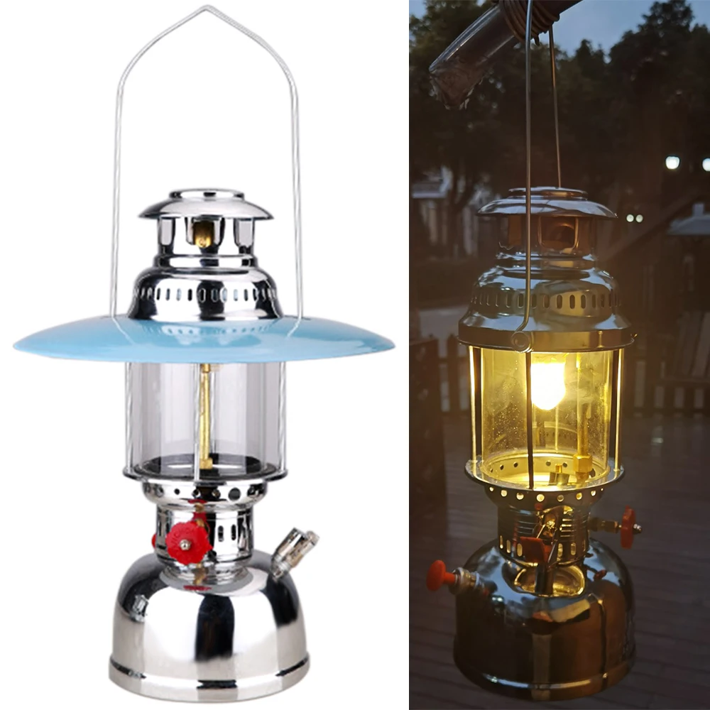 Portable Kerosene Lamp Outdoor Lantern Outdoor Fishing Camping Hiking Picnic Beach Camping Goods Kerosene Gas Lamp Outdoor Tools