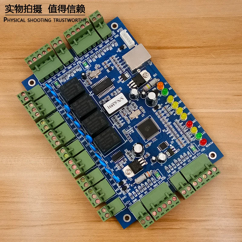 

Micro-farming V6.9 Software Multi-door Controller Networking Control Board TCP Four-door Network Access Controller