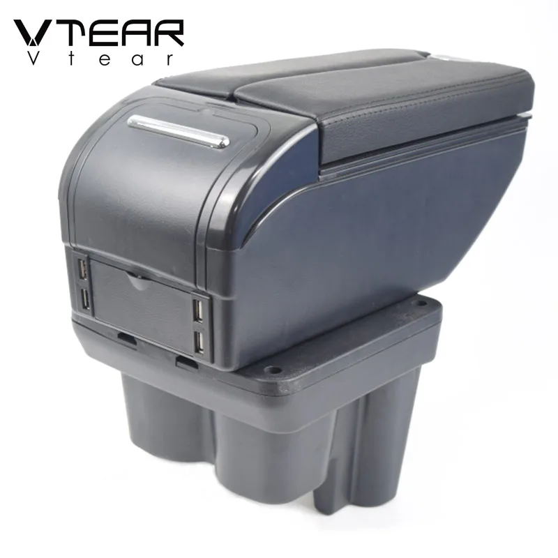 Vtear For Toyota Hilux Armrest Interior Center Console Storage Box Arm Rest Car-Styling Interior Decoration Accessories Parts