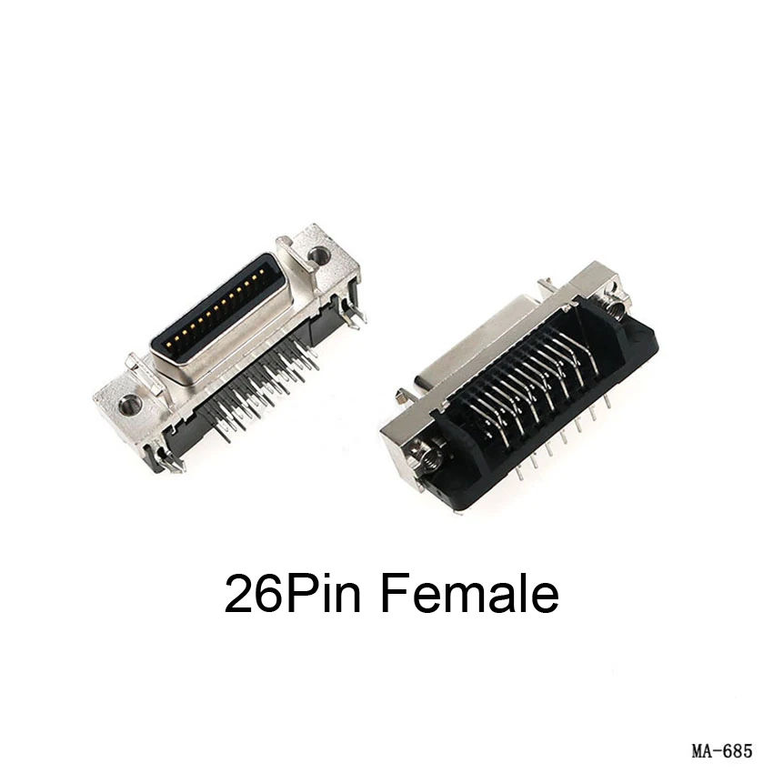 SCSI محرك سيرفو محرك IO موصل التحكم ، المكونات الذكور لباناسونيك ، ياسكاوا ، ميتسوبيشي ، دلتا ، MDR ، 14 ، 20 ، 26 ، 36 ، 50 دبوس #5