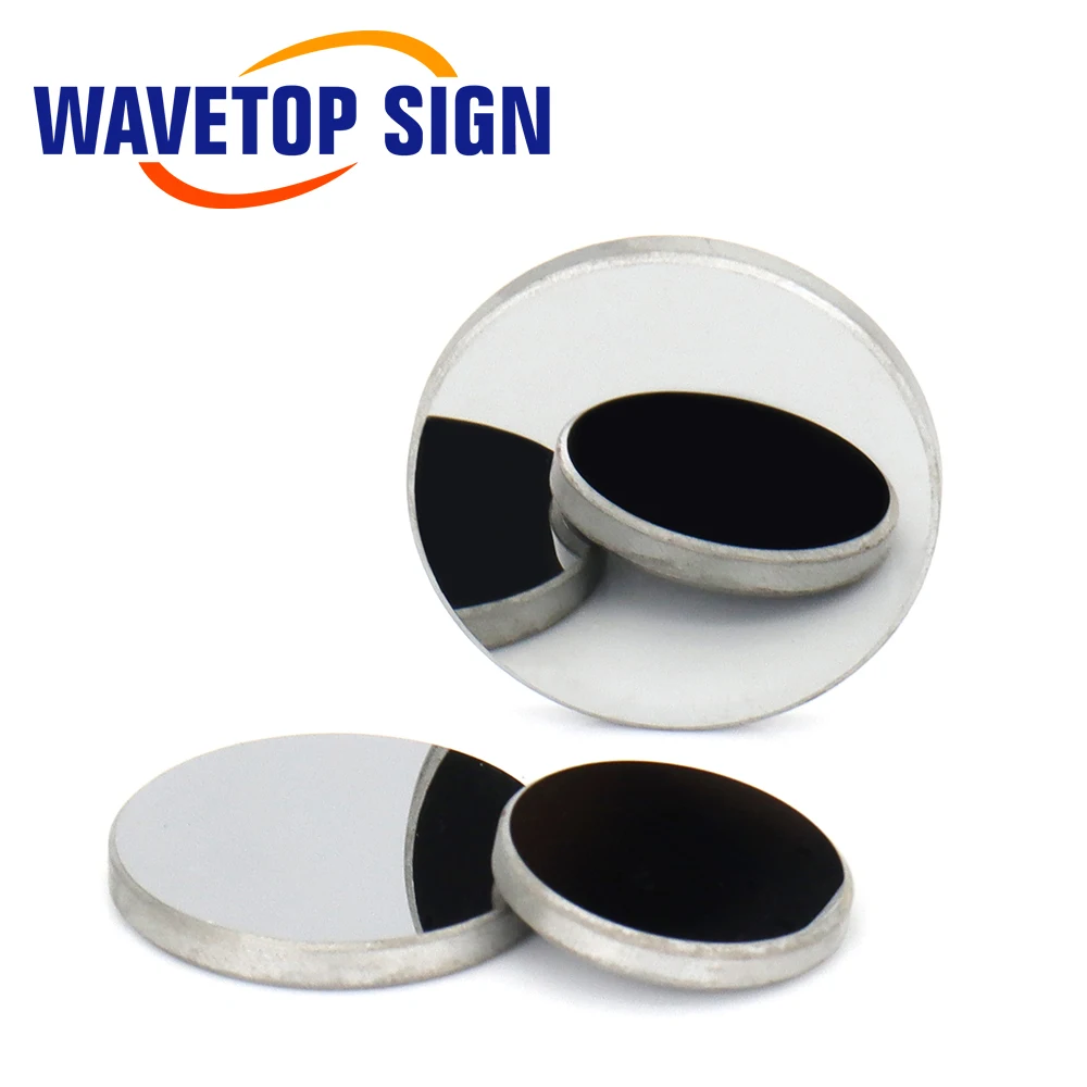 WaveTopSign-Espejo reflectante Mo, diámetro 20, 25, 30, 38,1mm, para máquina cortadora de grabado láser CO2, 3 unidades