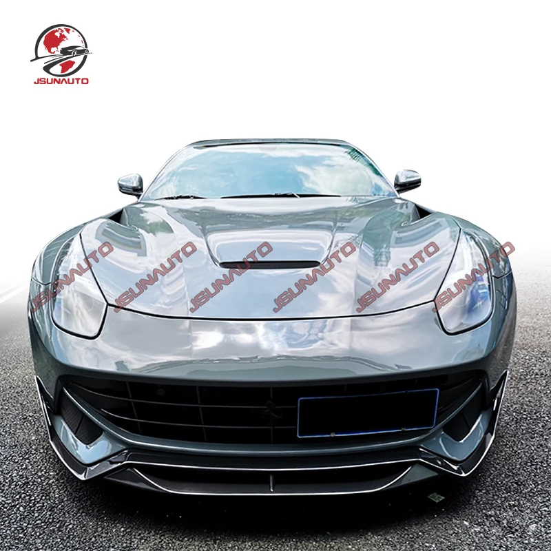 Carbon Fiber Body Kit For Ferrari F12 2013 2014 Front Lip Rear Diffuser Spoiler Side Skirts DMC Style Auto Parts