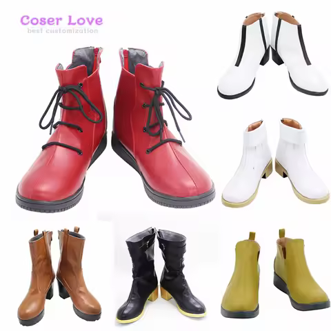 Itadori Yuji Yuuji Zenin Maki Inumaki Toge Mahito Fushiguro Megumi Cosplay Boots shoes Halloween Christmas Boots